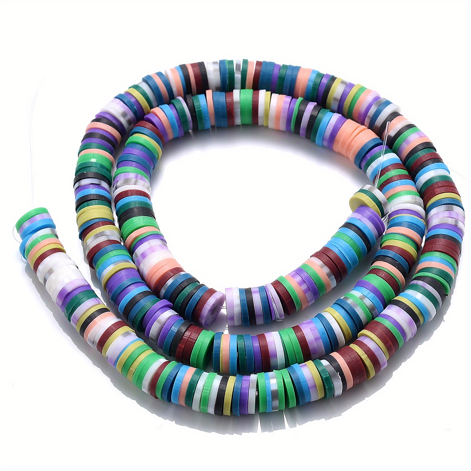 Polymer Clay Beads for Making Jewelry - Colorful Chips